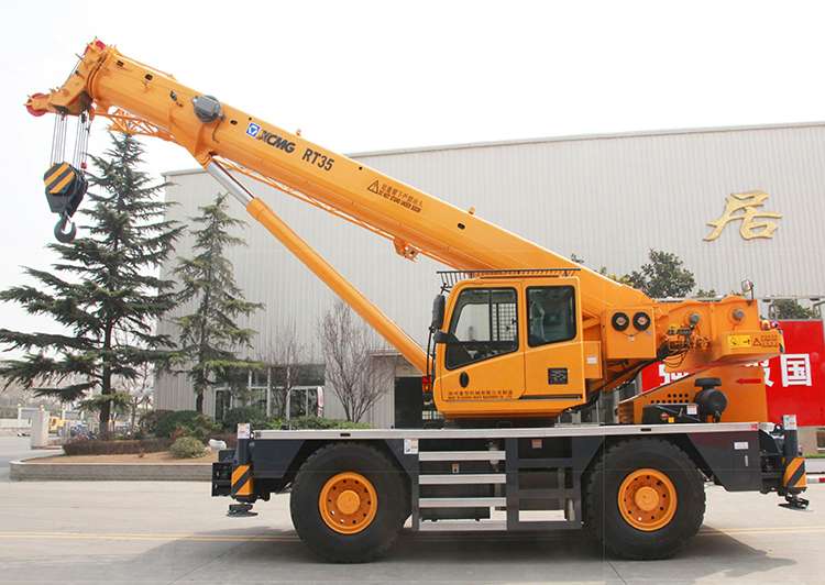 XCMG Official 35 Ton Rough Terrain Hydraulic Crane RT35 China New Mini Rough Terrain Crane for Sale